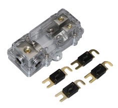 Anl Fuse Holder Block 3X4Ga In 2X8Ga Out Free 100A Anl Fuse Psf30N - £24.98 GBP