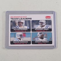 2004 Fleer Tradition Team Leaders #5 Manning Harrison James Indianapolis Colts - £8.53 GBP