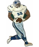 Handmade Dallas Cowboys Emmett Smith Wooden Wall Figure Hanging 12” - $8.98