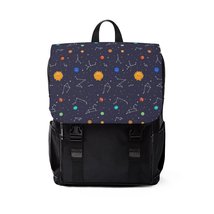 Spacy Galaxy Trend Color 2020 Model 2 Evening Blue Unisex Casual Shoulder Backpa - £44.83 GBP