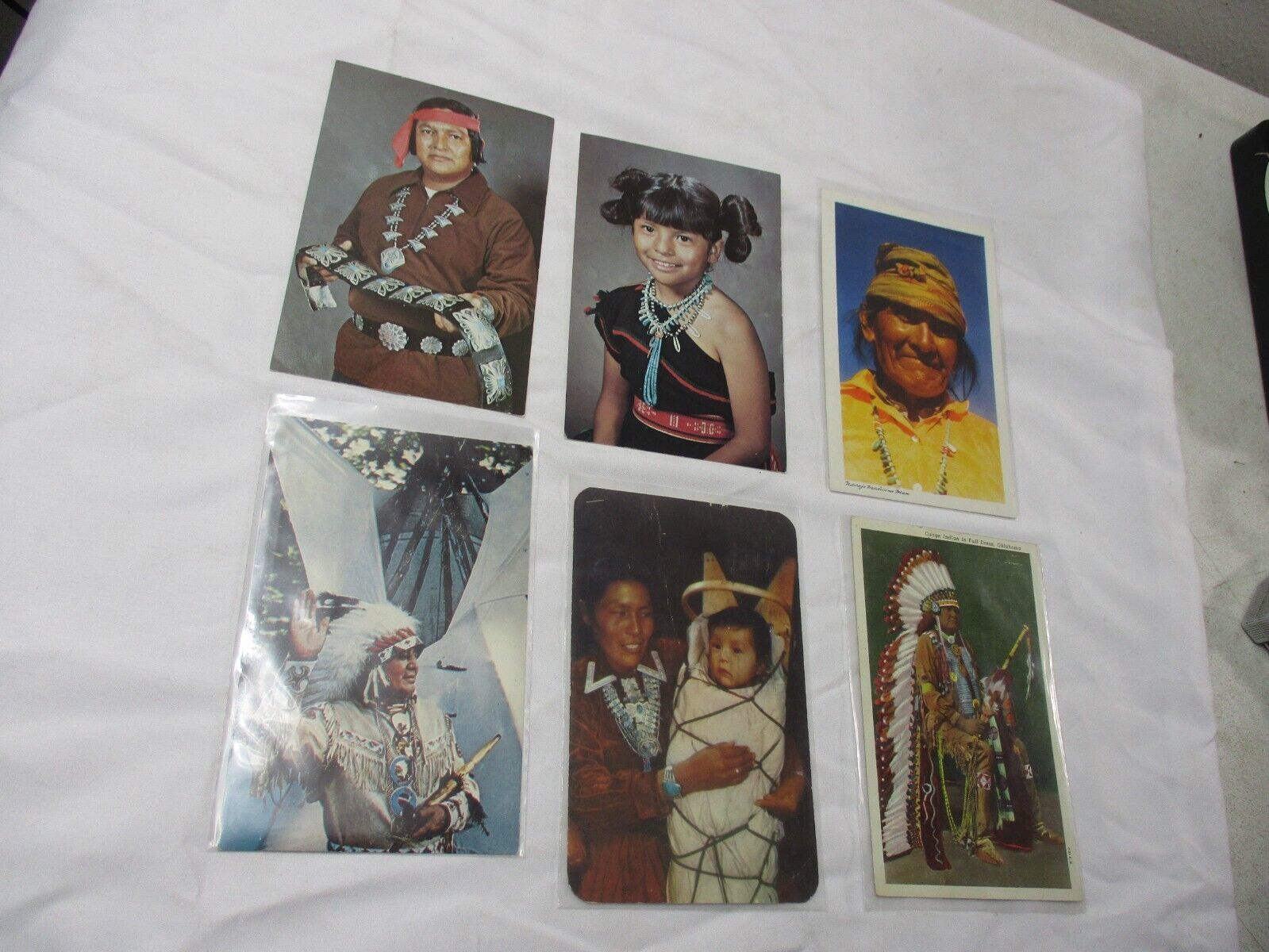 6 Native American Indian Postcards lot - $39.59
