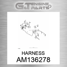 AM136278 HARNESS fits JOHN DEERE (New OEM) - $431.71