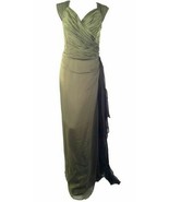 $5,500 ROLAND NIVELAIS GORGEOUS GREEN SILK GOWN US 6 - $969.79 CAD