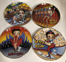Lot of 7 Danbury Mint Betty Boop Limited Edition 8” Gold Rimmed Plates 1993 1994 - £95.72 GBP