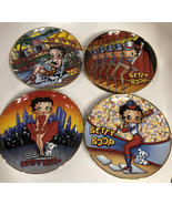 Lot of 7 Danbury Mint Betty Boop Limited Edition 8” Gold Rimmed Plates 1993 1994 - $118.74