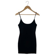 Lulus Dress Womens M LBD Scoop Neck Spaghetti Strap Mini Club Night Out Black - £20.89 GBP