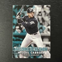 2022 Topps Series 1 Baseball Miguel Cabrera Welcome to the Show WTTS-28 - £1.54 GBP