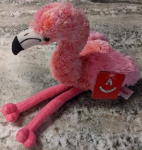 NWT Aurora World Mini Flopsie 8&quot; Flavia Pink Flamingo Plush, NEW WITH TAGS - $7.95