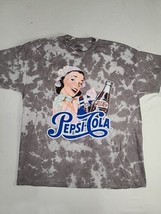 Pepsi Cola Unisex Size L Graphic Tie Dye T Shirt Retro Advertisement  - $24.63