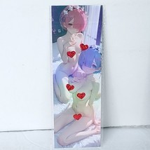 Rem Ram Re-Zero Bed Time Double Sided Bookmark New - $19.79