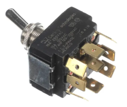 Electro Freeze 1841R Toggle Switch Selector 3PDT Center Off 10/15A 250/125V - $176.22