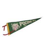 Pocono Mountains Pennant 27&quot; Vintage 1960s Felt Souvenir Buck Deer Hunti... - €25,51 EUR