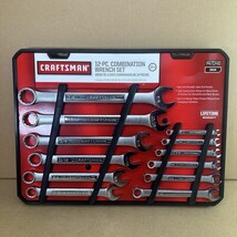 Vintage Craftsman 12 Piece Combination Wrench Set 9-47046 - £63.95 GBP