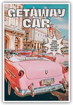 Swiftie Gift 12X16 Inch-Unframed Taylor Getaway Car Poster Wall Art Pink Car - £33.56 GBP