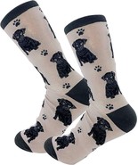 Happy Tails Black Pug Socks Pet Lovers Soft Socks One Size Fit Most - $17.57 CAD