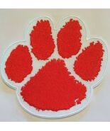 Clemson Tigers~Paw~Embroidered PATCH~4 1/8&quot; x 4&quot;~Iron or Sew On~Hat~Shir... - $8.12 CAD