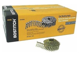 Bostitch® CR2DGAL Galvanized 15° Coil Roofing Nails, 1&quot; Smooth Shank, 72... - $88.11