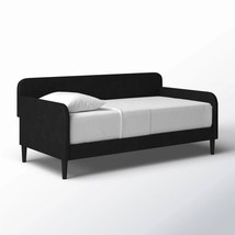 Twin size Modern Black Velvet Upholstered Daybed - $8,474.03 MXN