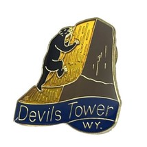 Devil’s Tower National Monument State Park Wyoming Souvenir Lapel Hat Pin - £11.76 GBP