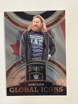 Sami Zayn 2023 Panini Select WWE Global Icons #2 Insert Smackdown - £1.35 GBP