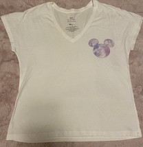women’s Disney shirt Small Mickey Mouse Logo - $14.01