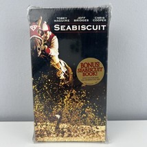 Seabiscuit VHS Movie With Bonus Book! Laura Hillenbrand Brand New Sealed - £10.11 GBP