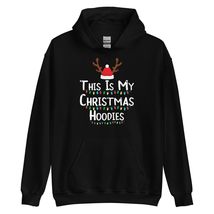 This Is My Christmas Hoodie | Funny Christmas Men Women Unisex Hoodie Black - £26.44 GBP+