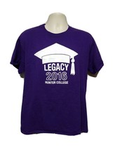 2016 Hunter College Legacy Adult Large Purple TShirt - £11.87 GBP