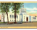 Oregon State Capitol Building Salem OR UNP Linen Postcard V22 - $2.92