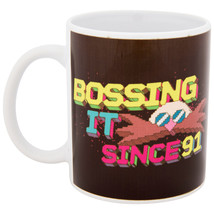 Sonic The Hedgehog Robotnik Bossing it Since &#39;91 11 oz. Ceramic Mug Black - £16.45 GBP