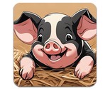 2 PCS Kids Cartoon Pig Coasters - £11.77 GBP