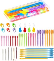 56PCS Yarn Needles Crochet Set Includes Bent Tapestry Needles Blunt Need... - $289.11 MXN