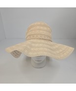 Scala Women&#39;s Sun Hat One Size Wide Brim Lace Floppy Elegant Beach Summer - $26.98 CAD