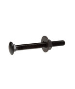 Black Finish Carriage Bolts, 5/16” X 3”, Pack of 3 - £6.90 GBP