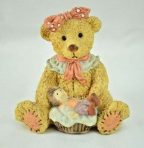 Take Me Home Teddies  Darling Daisy 3 Inch Resin Teddy Bear Figure Vintage - £6.69 GBP
