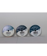 Vintage Lot of 3 Offray Spool O&#39; Ribbon 1/4&quot; Pink 3/16 Cream 3/16 White - €13,35 EUR