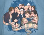 TeeFury Doctor Who XLARGE &quot;Doctor Selfie&quot; Doctor Who Tribute SLATE - £12.17 GBP
