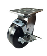 5&quot; X 2&quot; Heavy Duty &quot;Phenolic&quot; Caster - Swivel With Brake - $46.99