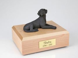 Labrador Black Laying Figurine Dog Pet Cremation Urn Avail 3 Diff Colors... - £135.71 GBP+