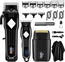 Sunnow Hair Clippers For Men, Beard Trimmer &amp; Hair Trimmer &amp; Electric, Black - $129.99