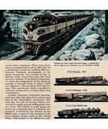1949 Alco Mallet Type Trains South Pacific Popular Mechanics Page Railro... - €21,44 EUR
