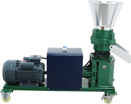 4 Head Pressure Roller Feed Pellet Mill Machine 220V 4.5KW  - $899.00
