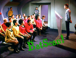 STAR TREK 1968 Original Film Slide AND Color 5x7 Photo #71  It&#39;s Stand-Up Spock! - £12.51 GBP