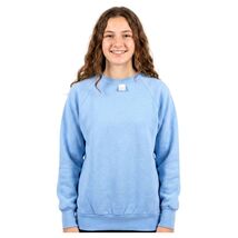 VTG Deadstock 80s Healthknit Blue Sweatshirt Girls L – Workwear Americana - $24.70