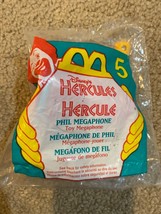 McDonald’s 1997 Vintage Disney HERCULES #5 PHil megaphone - £5.32 GBP