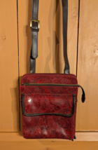 Relic by Fossil Crossbody/Shoulder Bag/ Purse Embossed Faux Tooled Leather EUC - £14.87 GBP