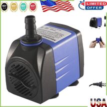 Multi-Use Submersible Water Pump 160GPH for Aquariums, Fountains &amp; Hydro... - $350.61 MXN