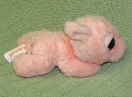 Aurora Pink Pig 7" Dreamy Eye Plush Stuffed Animal Baby Piglet Laying Piggie Toy - $4.50