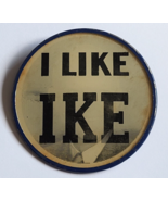 I LIKE IKE VOTE CAMPAIGN POLITICAL USA 3D LAPEL PIN BUTTON PINBACK GOVER... - €30,24 EUR