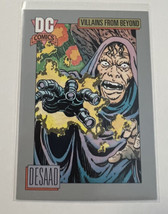 DC Comic Card 1992 Series I Villains  From Beyond   Desaad  #129 - £1.57 GBP